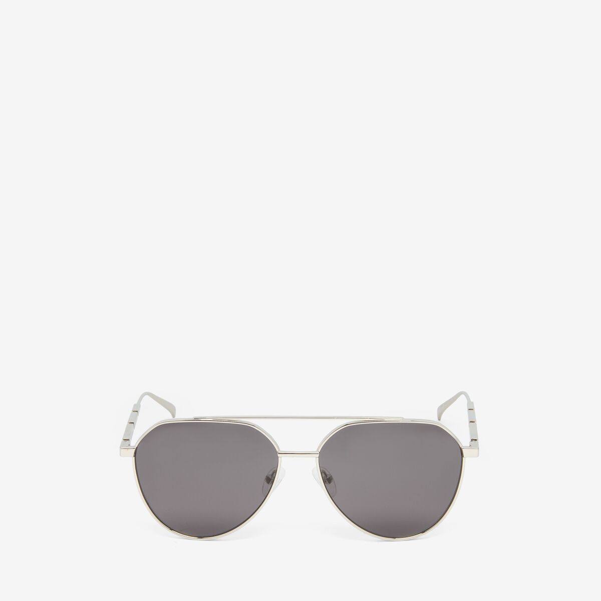 ALEXANDER MCQUEEN - Metal Plaque Pilot Sunglasses - Item 810719I33307024